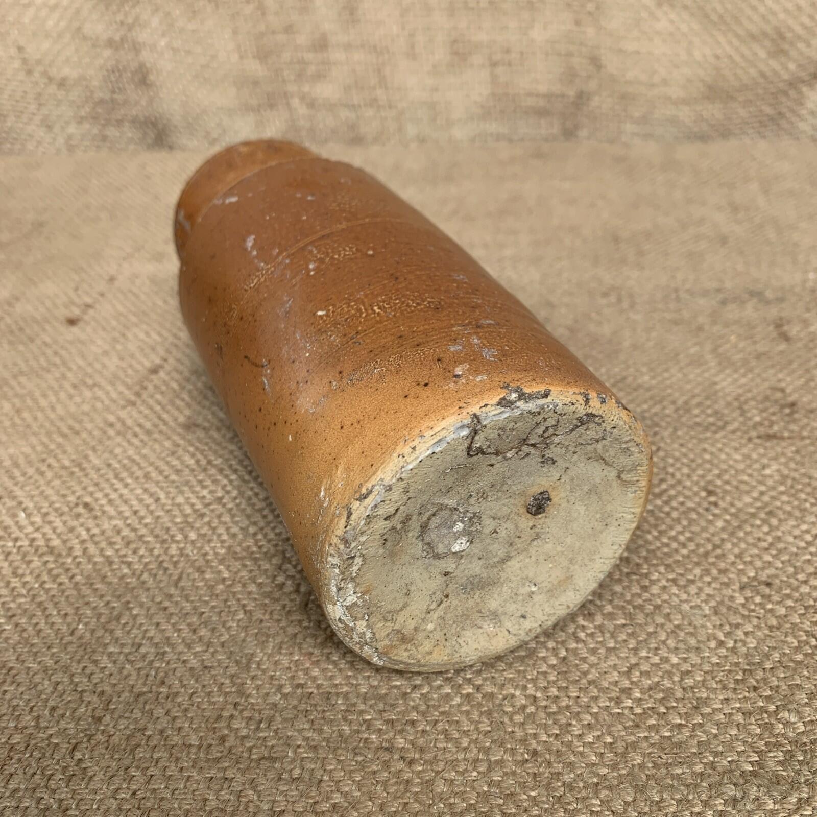 Rustic Stoneware Bottle / Vase - Cottage Decor - Farmhouse