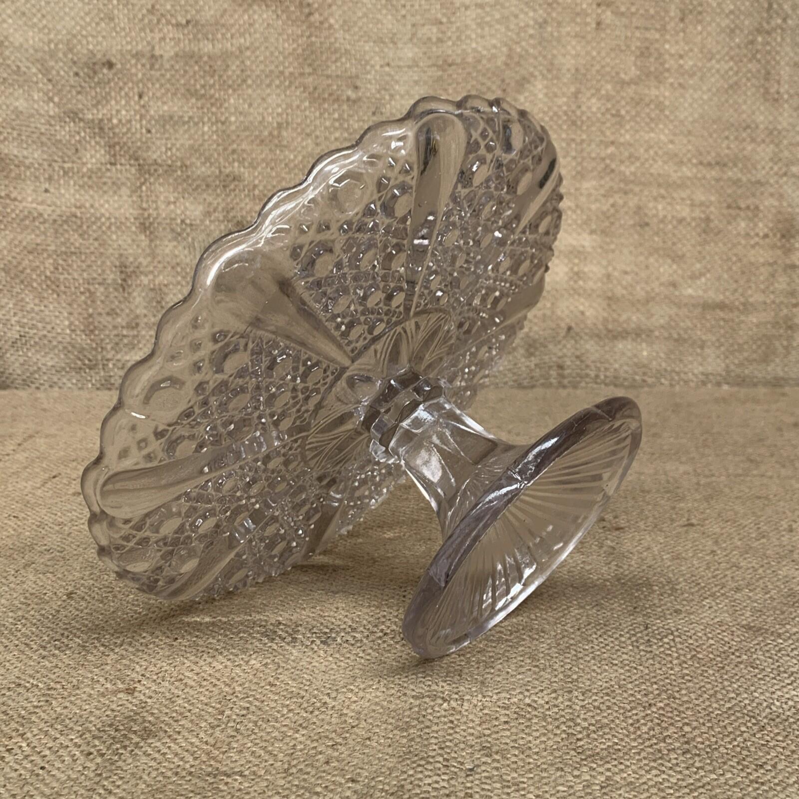 Glass Cake Stand - Vintage - Cottage Kitchen - Farmhouse- Afternoon Tea