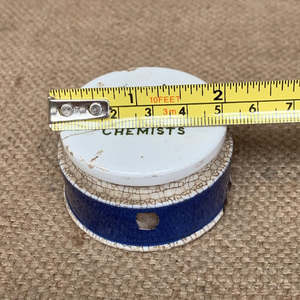 Vintage Boots Cash Chemist  Ceramic Pot Printed Lid