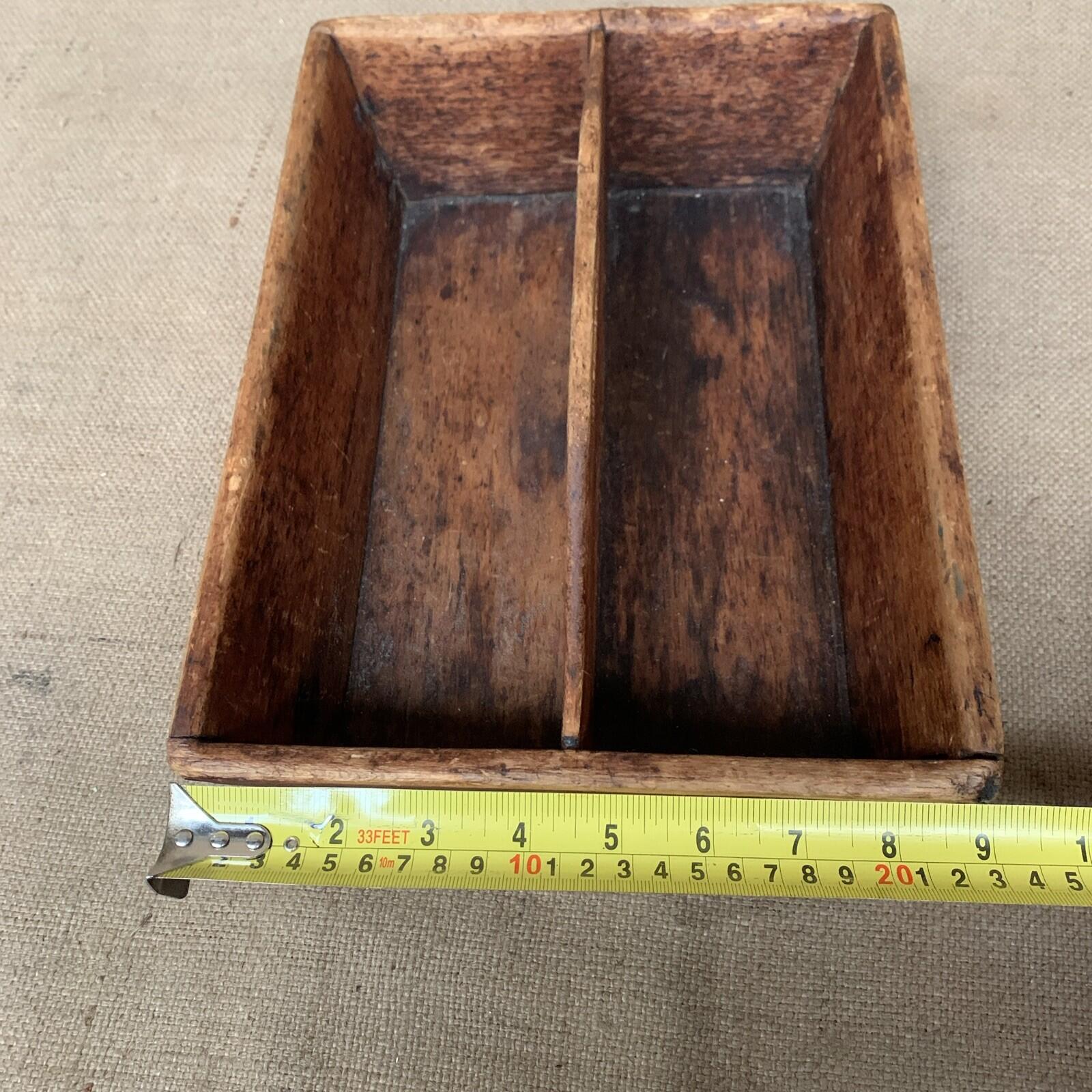 Antique Cutlery / Knife box / Butlers Tray - Kitchenalia - Farmhouse - Cottage