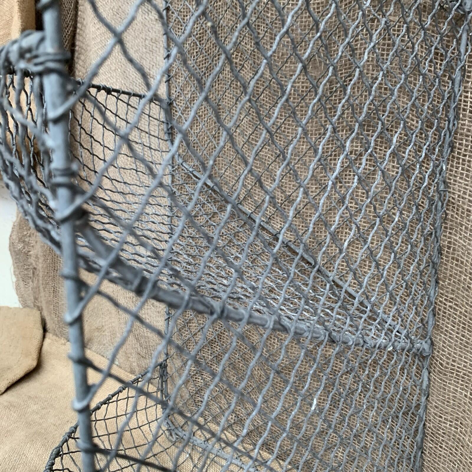 Victorian Wire Vegetable Rack - Antique - 3 Tier - Rustic - Cottage - Farmhouse