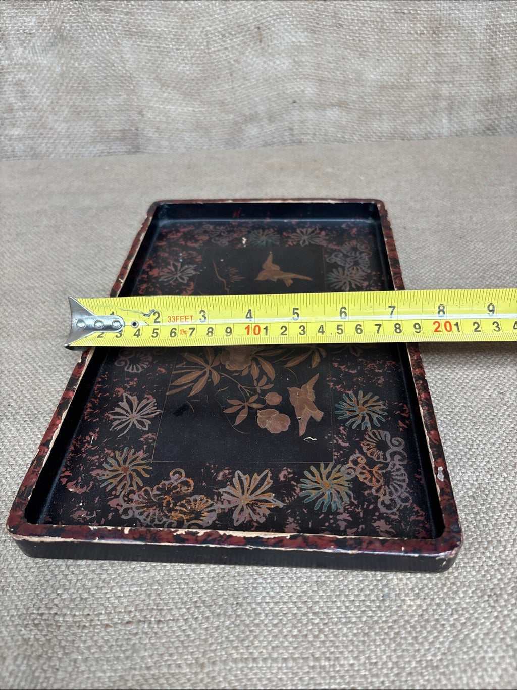 Japanese Antique Hand Painted Tray