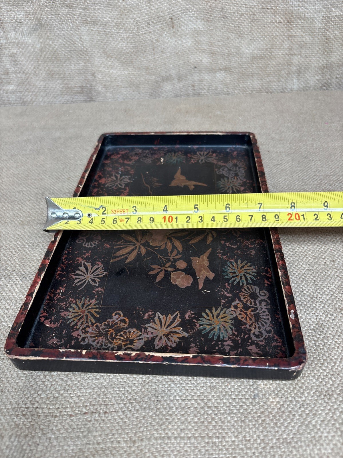 Japanese Antique Hand Painted Tray