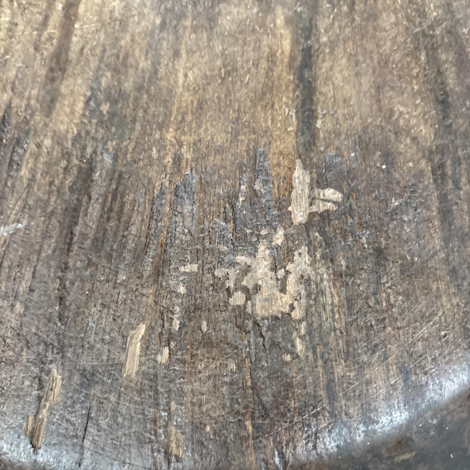 Antique Wooden Bowl - Farmhouse - Cottage - Old Repairs - Rustic