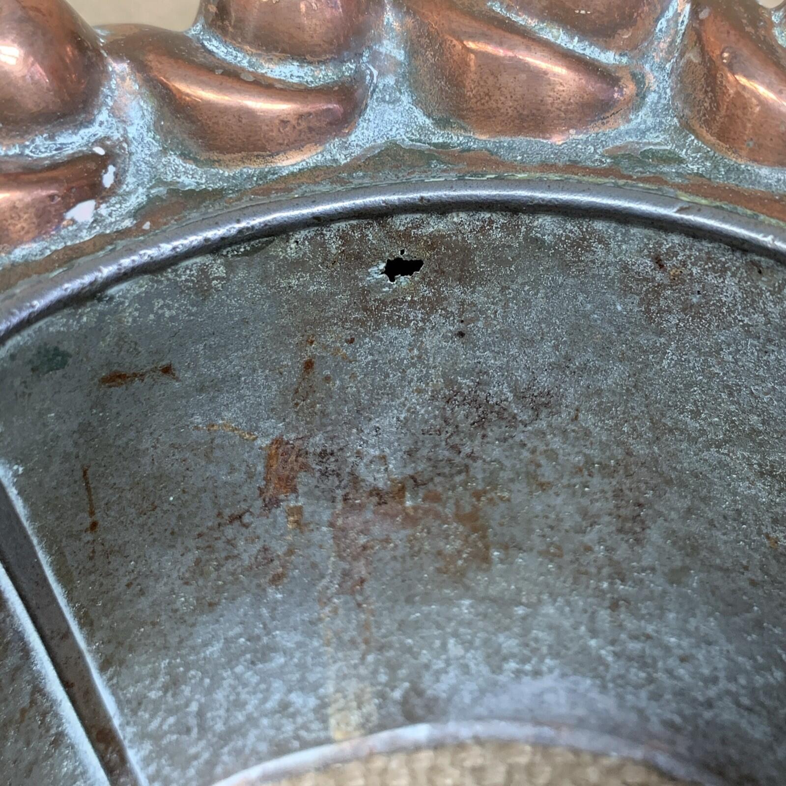 Antique Copper And Tin Jelly Mould - F117 - Kitchenalia - Victorian
