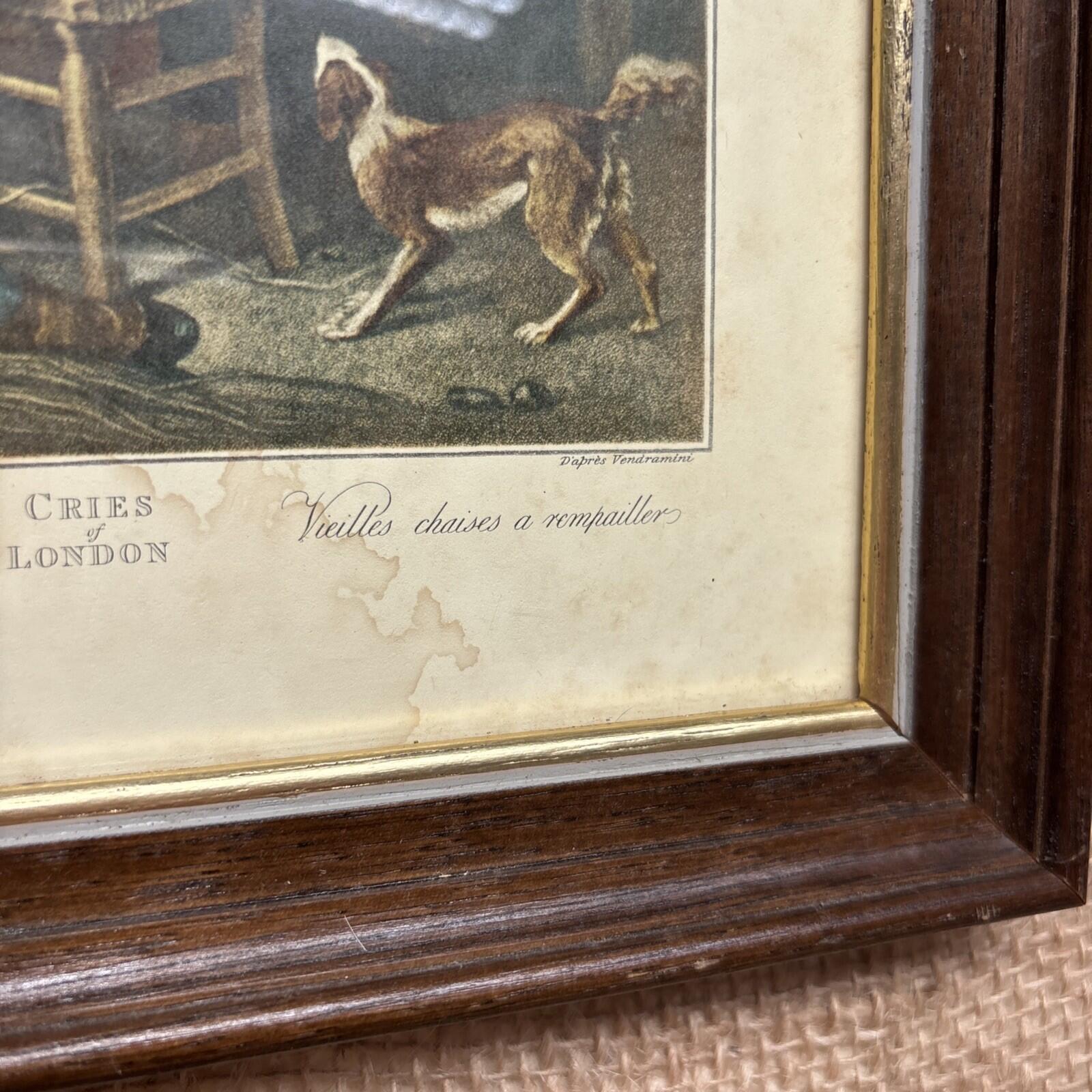 Cries Of London Print - Framed Picture - Old Chairs To Mend - Francis Wheatley