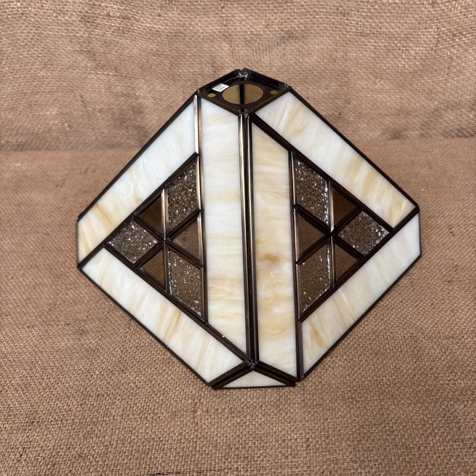 Leaded Glass Lamp Shade / Ceiling Shade
