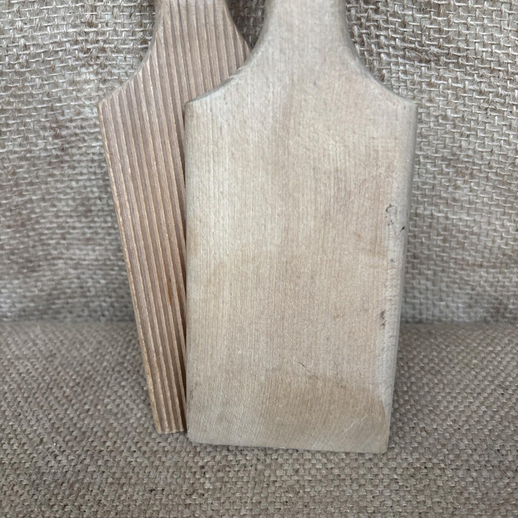 Vintage Wooden Butter Pats / Paddles / English Kitchenalia / Large / Farmhouse 3