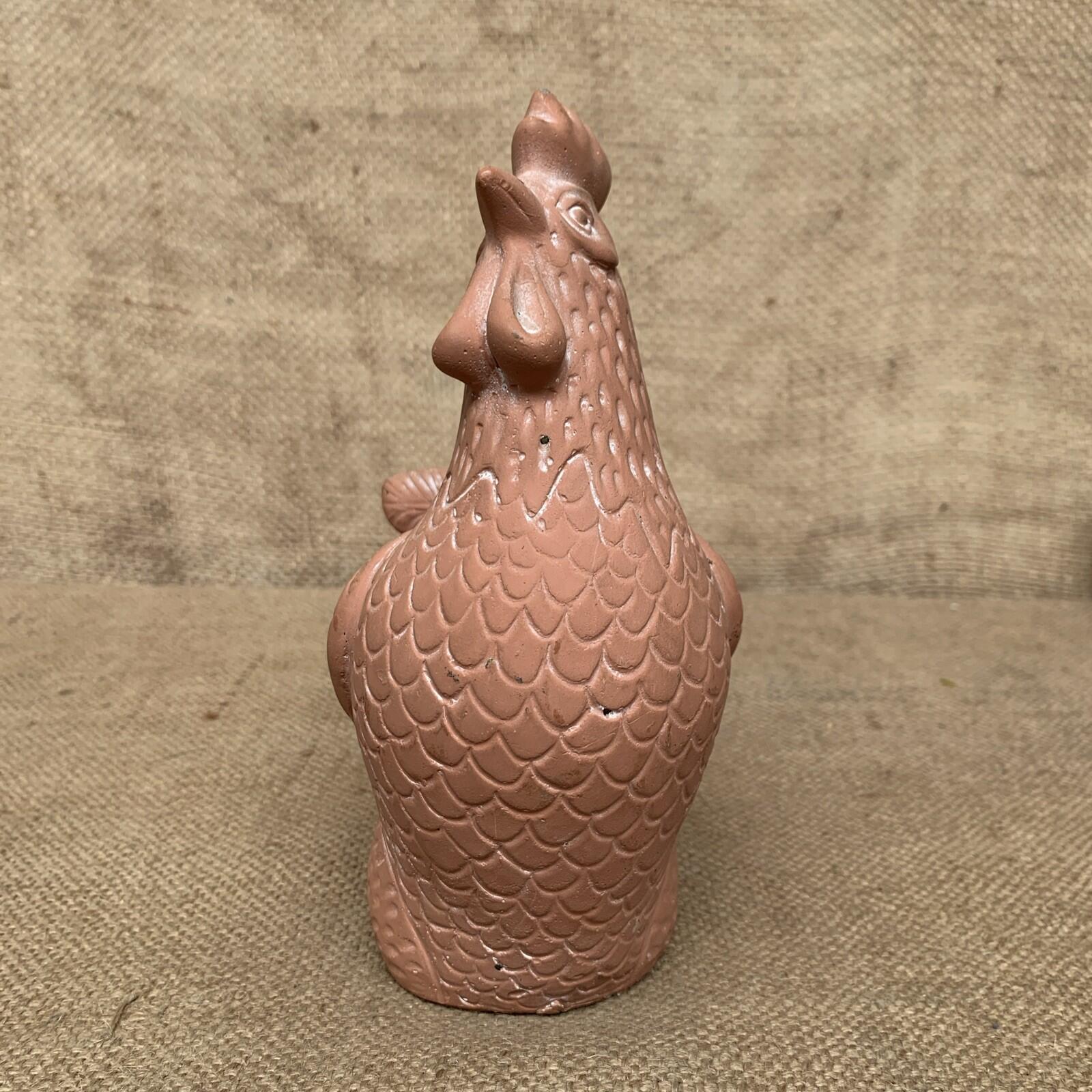 Concrete Painted Cockerel / Rooster - Farmhouse - Cottage - Garden Ornament