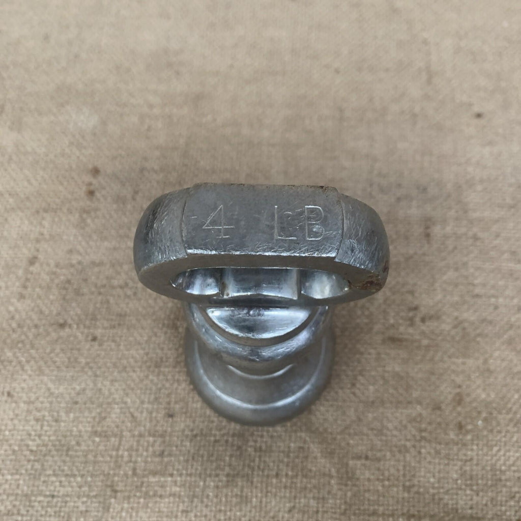 Vintage 4LB Bell Weight - Butchers - Kitchenalia - Farmhouse