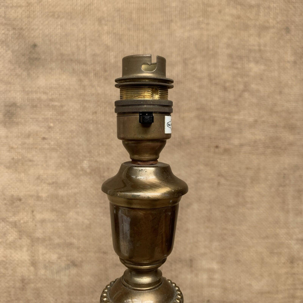 Vintage Table Lamp Bronze Effect Brushed Metal - Cottage - Farmhouse