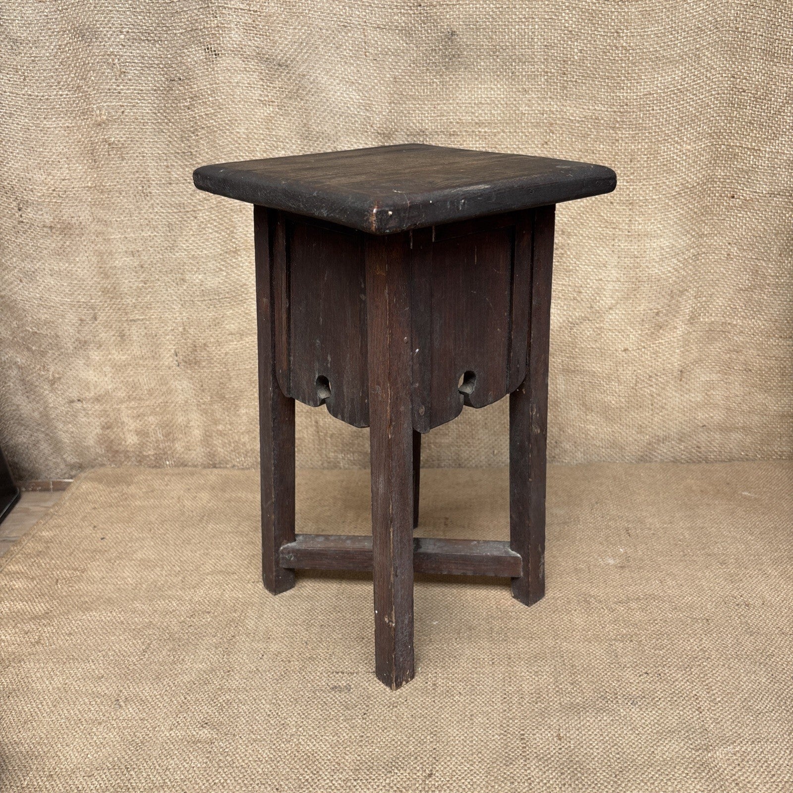 Arts And Crafts - Rustic Country -  Small Table - Gothic - Church - Antique