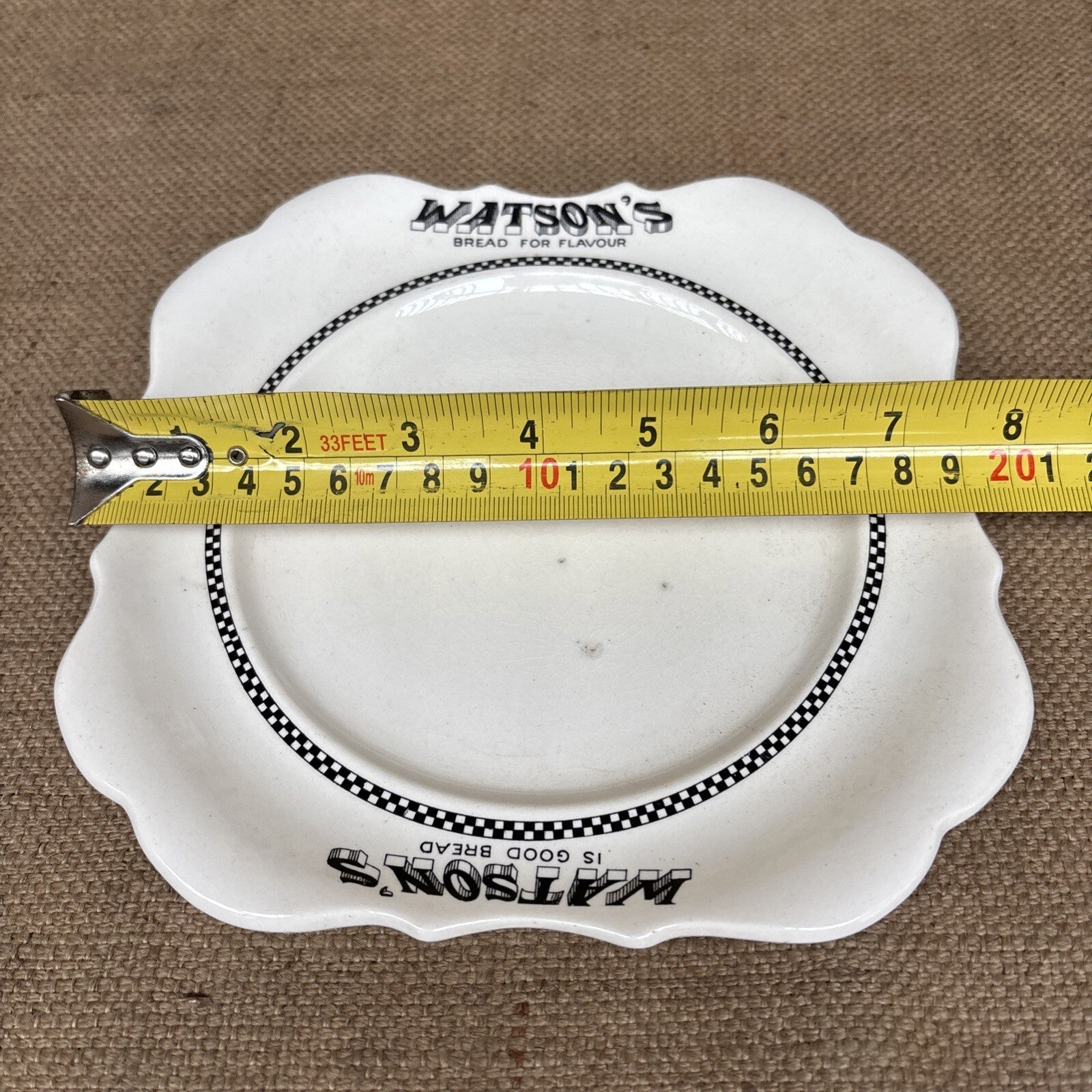 Watson’s Bread Advertising Plate - Kitchenalia -