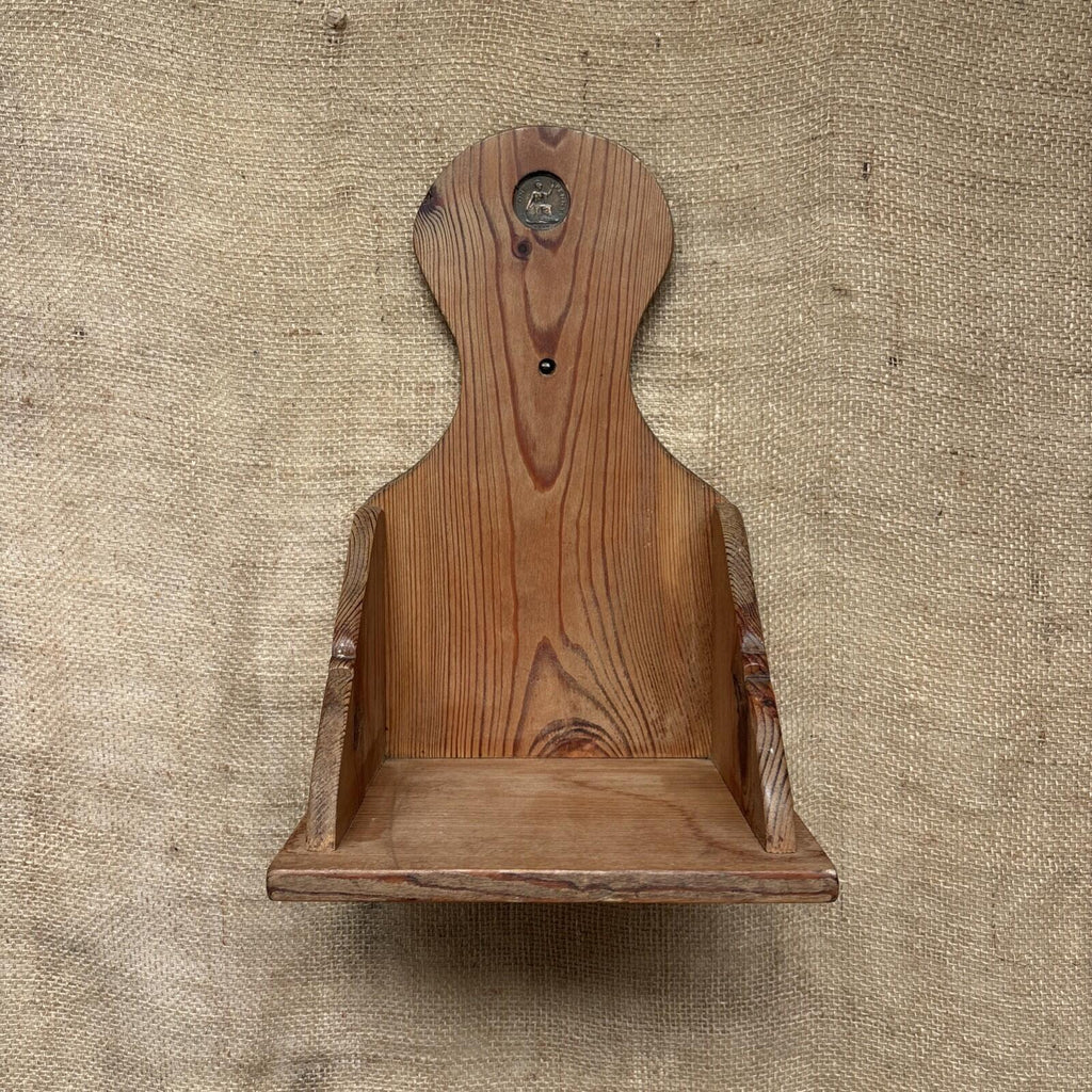 Vintage Pine Wooden Shelf - One Penny - Farmhouse - Cottage