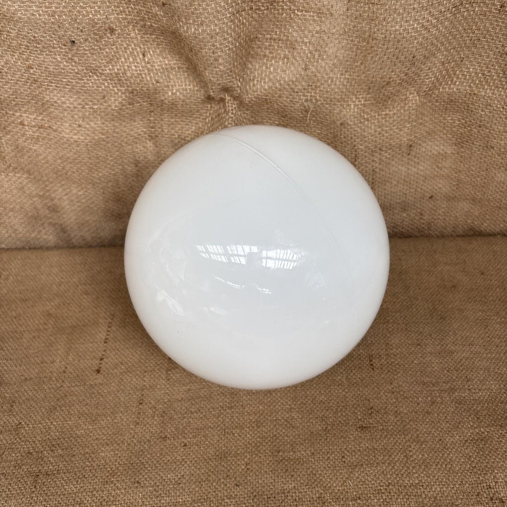 Milk Glass Light Shade Round Mid Century Screw In