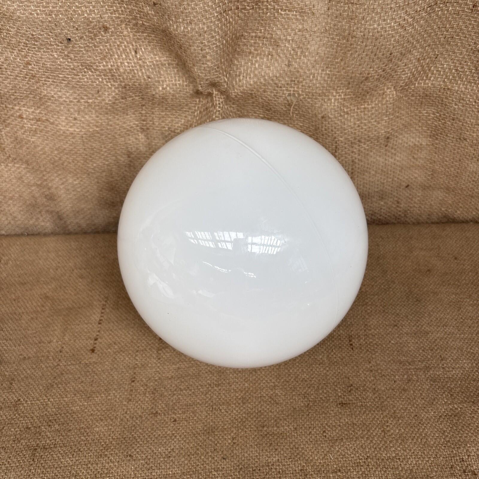 Milk Glass Light Shade Round Mid Century Screw In