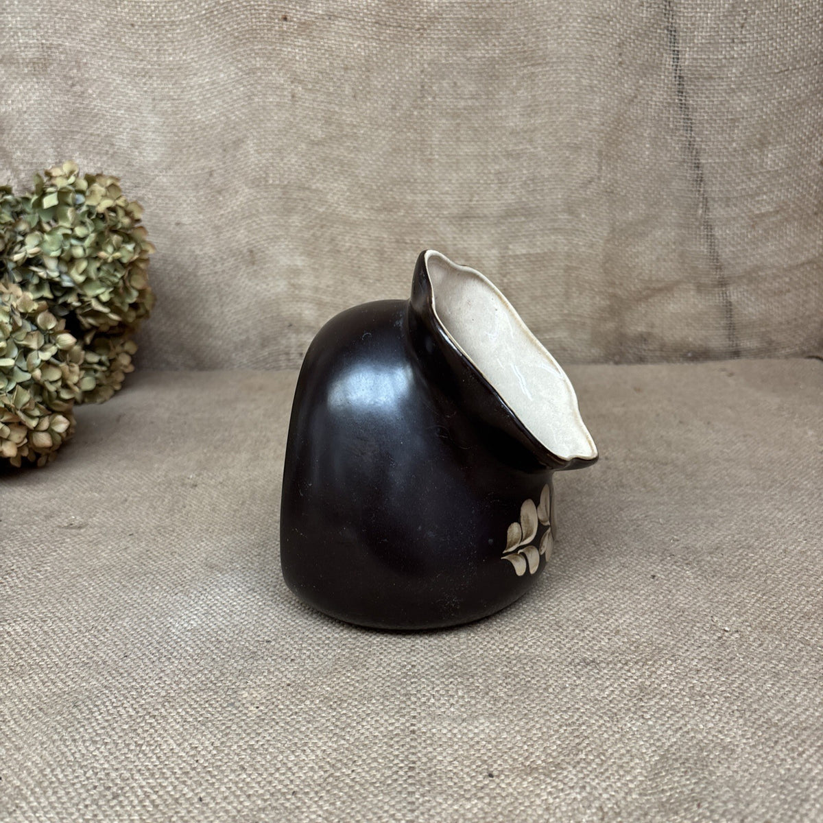 Denby Bakewell England Stoneware Salt Pig Storage Jar - Cottage - Farmhouse