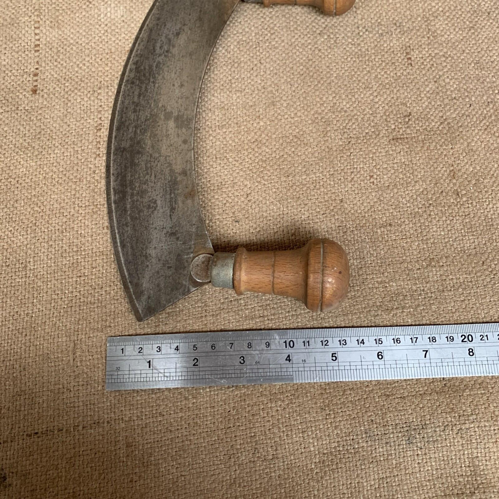 Victorian Chopper With Double Wooden Handle - Kitchenalia - Farmhouse - Herb