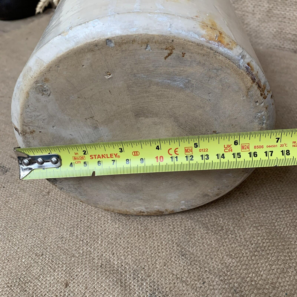 Vintage Large Stoneware Jar / Utensil Holder / Pickling Farmhouse Kitchen 28cm