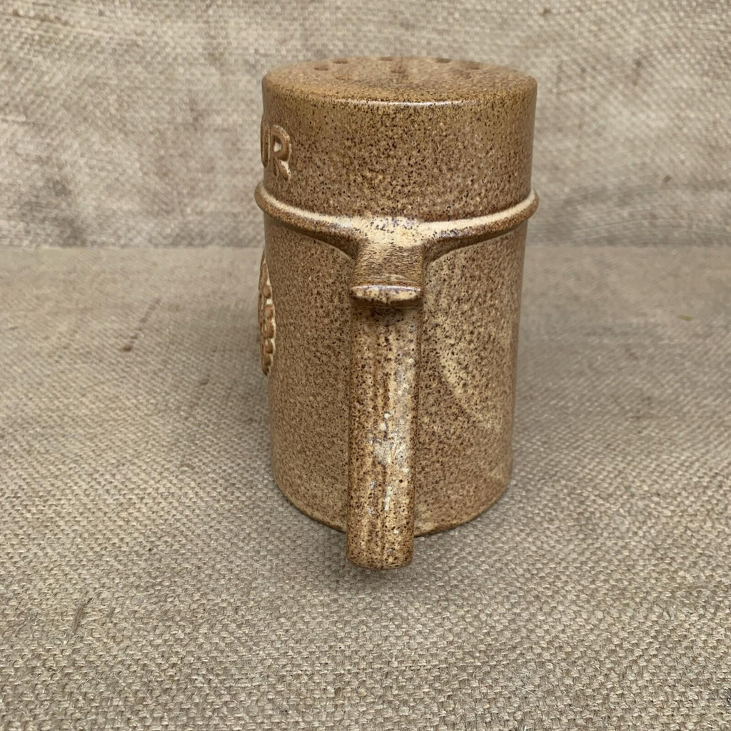 Vintage Studio Pottery Flour Shaker - Farmhouse- Cottage Kitchen