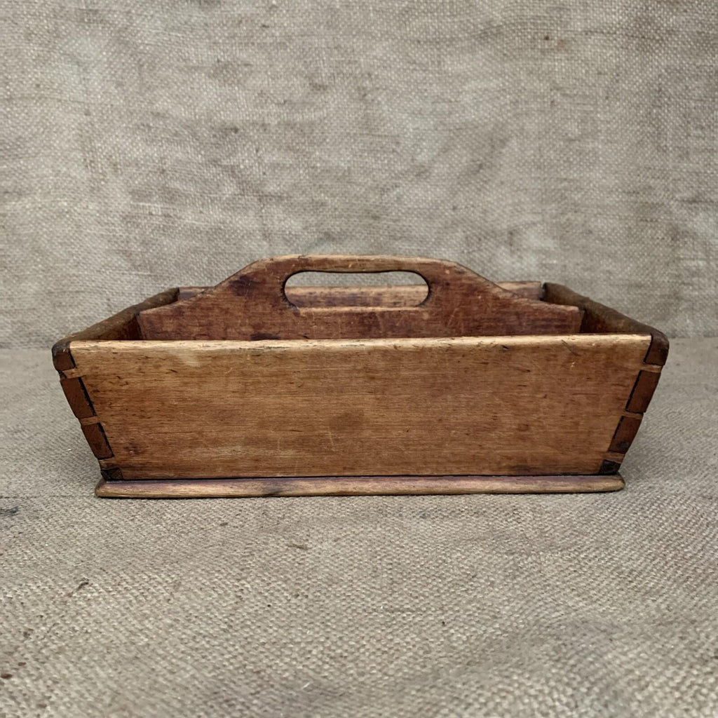 Antique Cutlery / Knife box / Butlers Tray - Kitchenalia - Farmhouse - Cottage