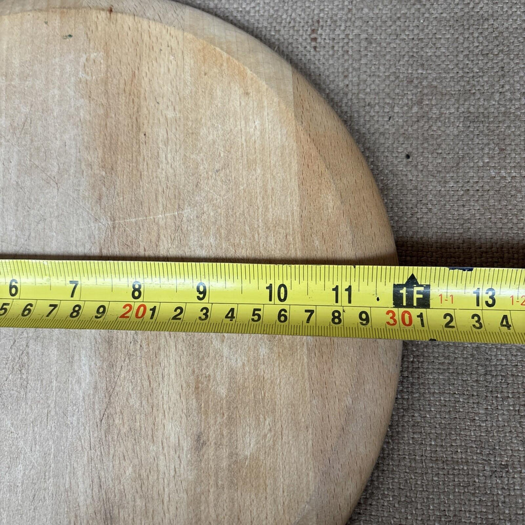 Vintage Round Wooden Bread Board - Farmhouse - Cottage - Kitchenalia