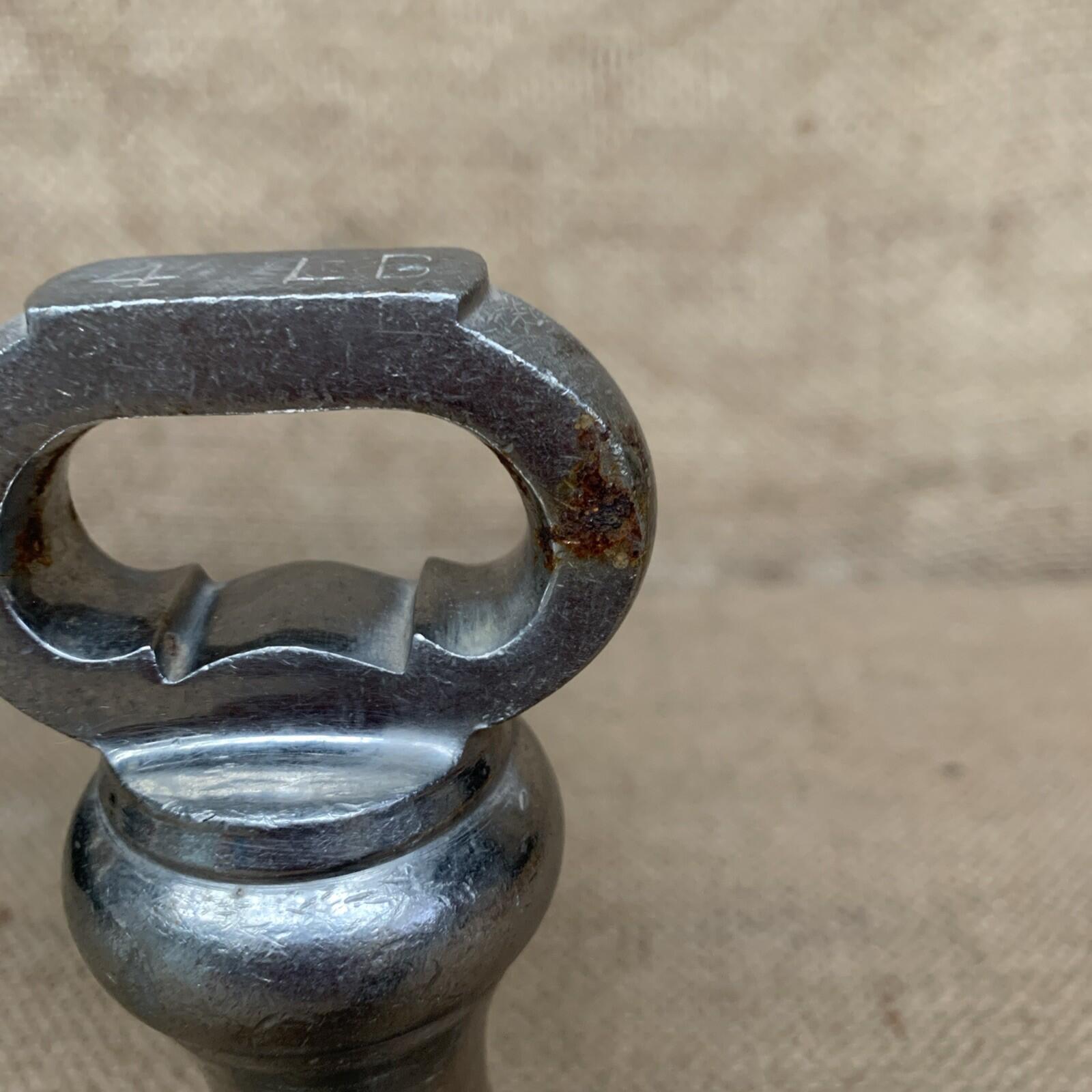 Vintage 4LB Bell Weight - Butchers - Kitchenalia - Farmhouse