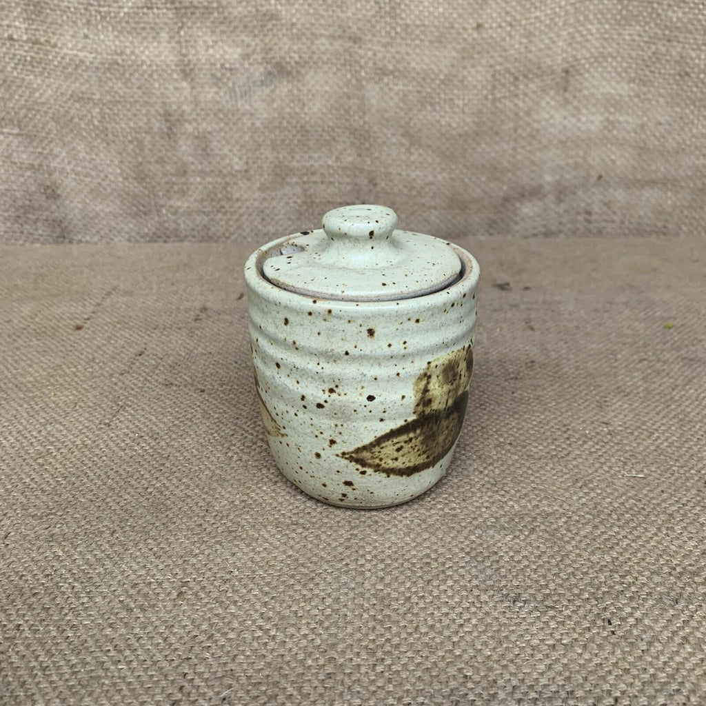 Studio Pottery Honey Pot / Jam Pot - Rustic Home Ware