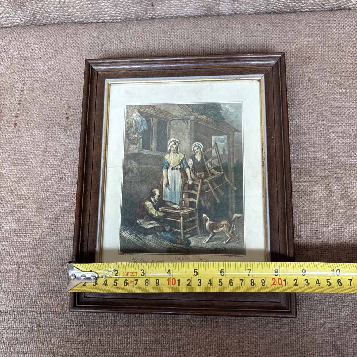 Cries Of London Print - Framed Picture - Old Chairs To Mend - Francis Wheatley