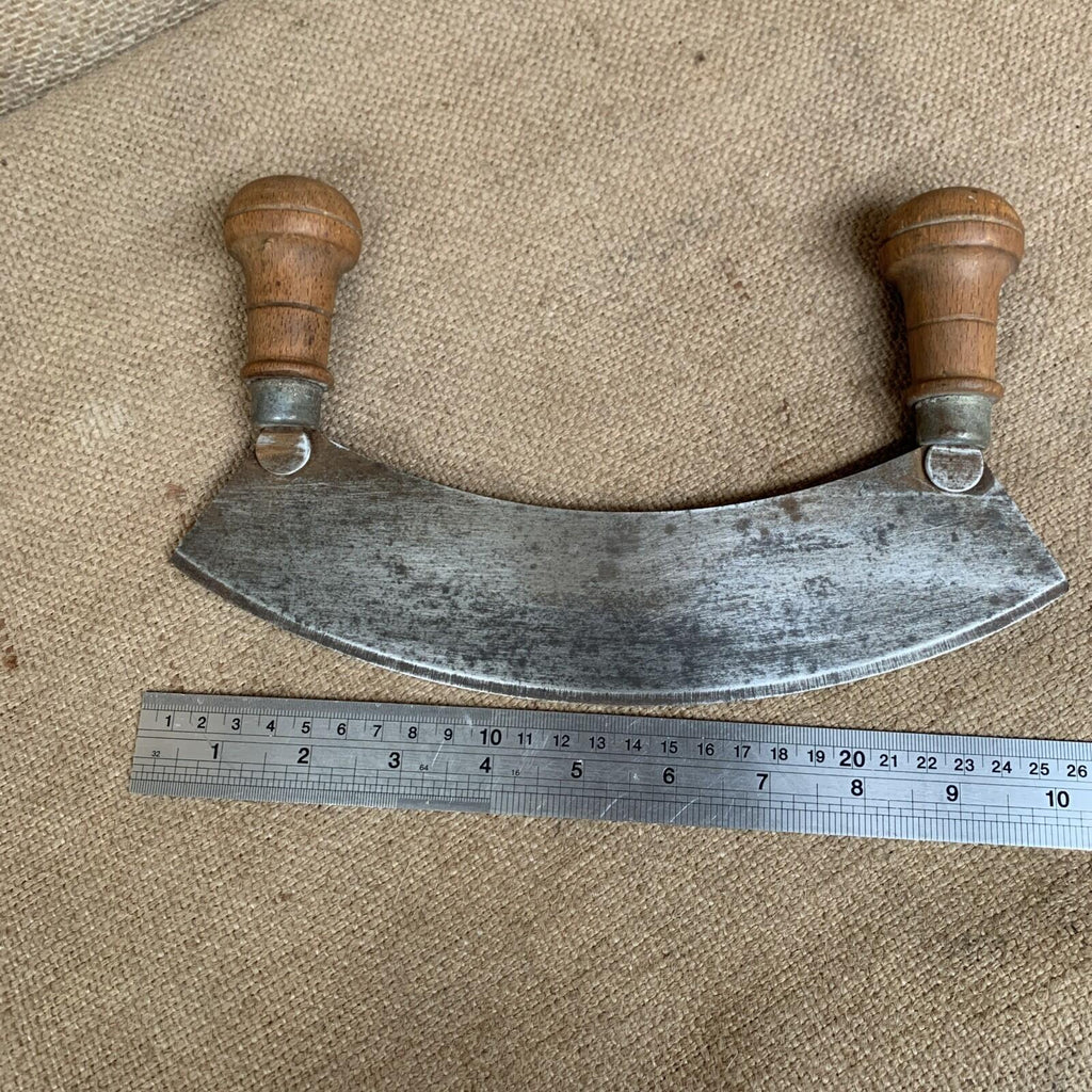 Victorian Chopper With Double Wooden Handle - Kitchenalia - Farmhouse - Herb