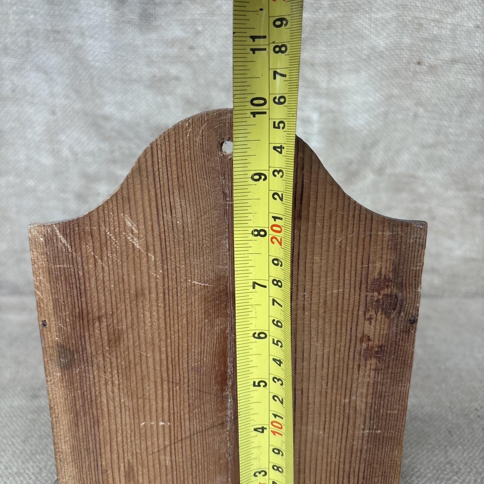 Vintage Pine Letter Rack / Stationary Storage - Farmhouse - Cottage