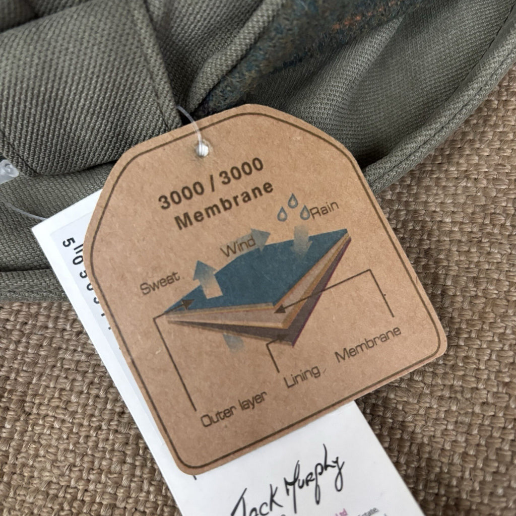Jack Murphy Chesham Ladies Hat Waterproof - Olive Green - One Size - Tweed Band