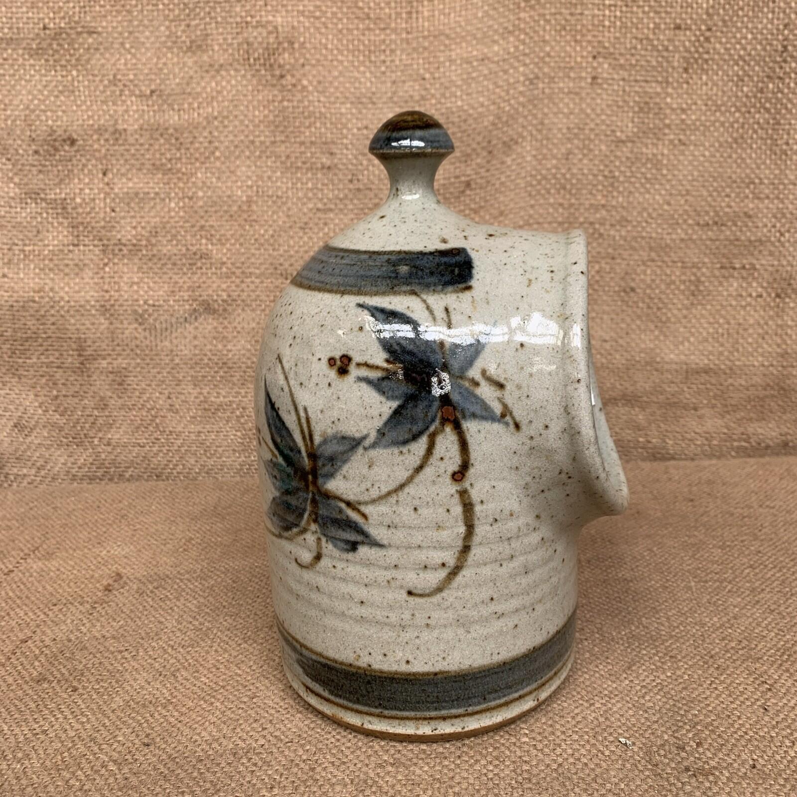 Large Salt Pig - Studio Pottery - Vintage - Farmhouse Kitchen - Cottage