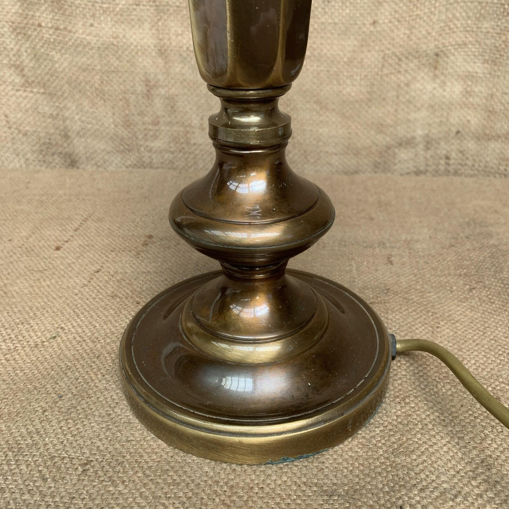 Vintage Table Lamp Bronze Effect Brushed Metal - Cottage - Farmhouse