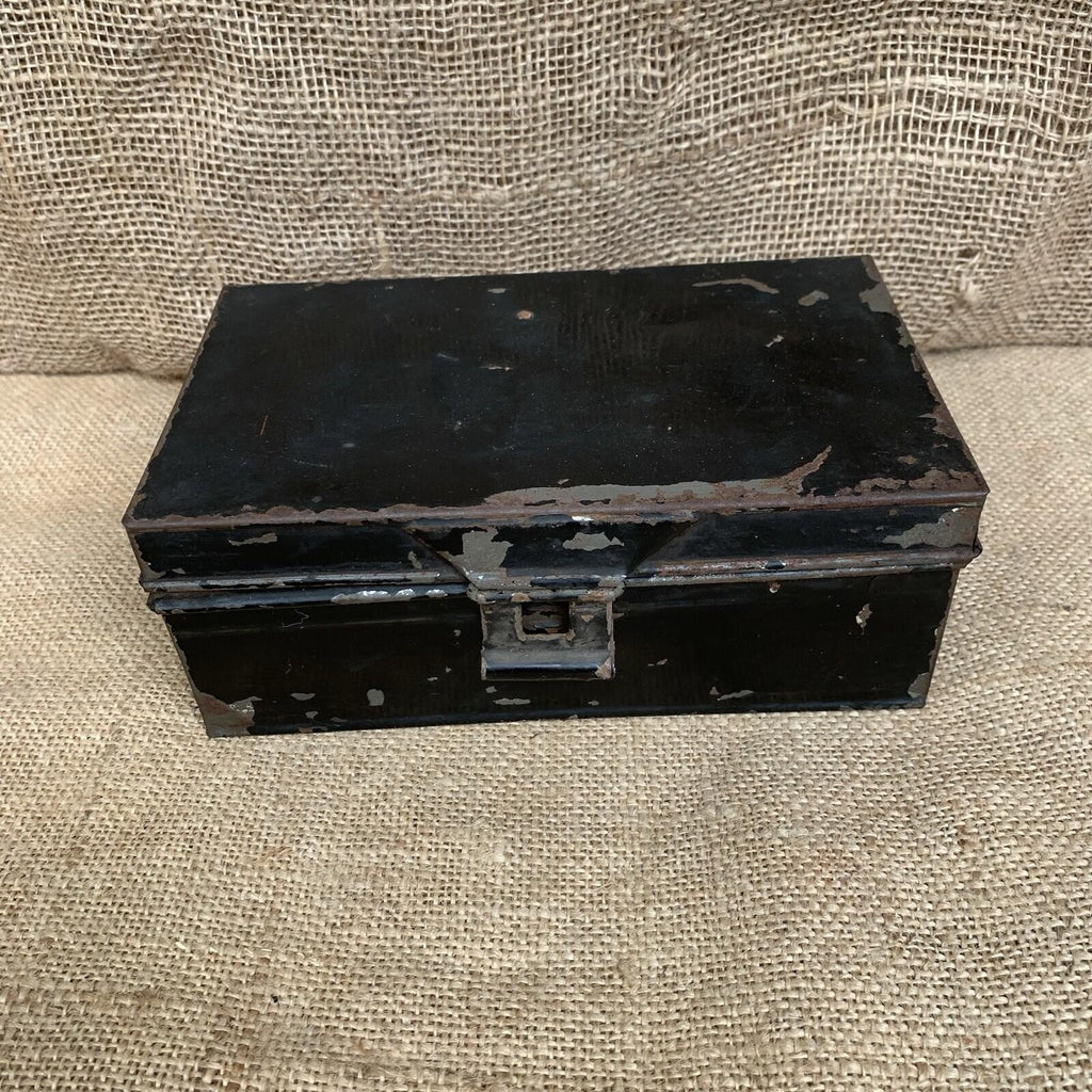 Antique Toleware Spice Box - Kitchenalia - Farmhouse - Cottage - Victorian