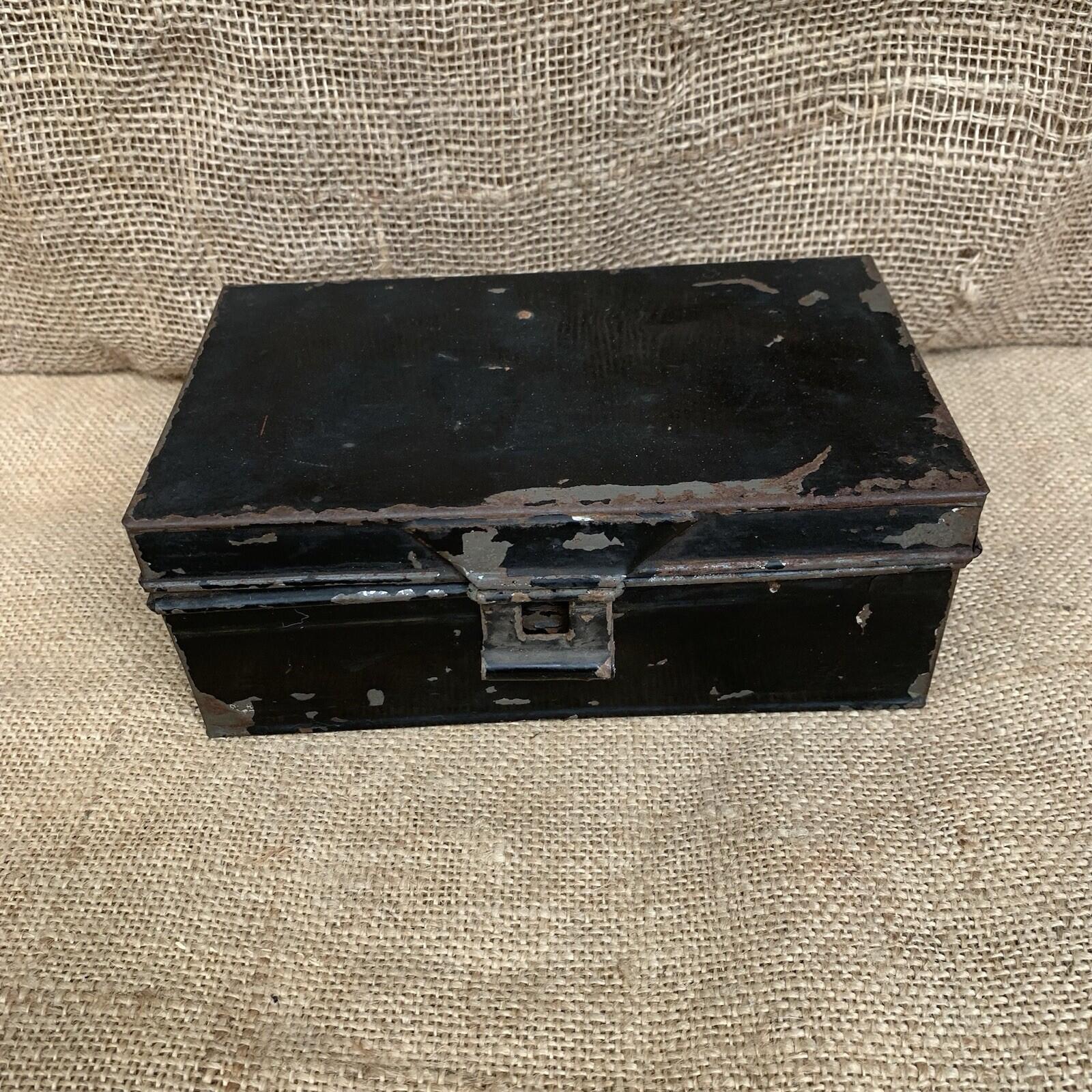 Antique Toleware Spice Box - Kitchenalia - Farmhouse - Cottage - Victorian