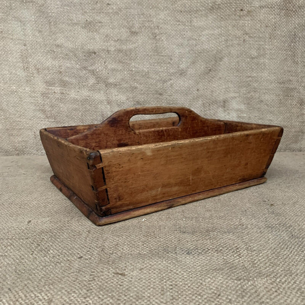 Antique Cutlery / Knife box / Butlers Tray - Kitchenalia - Farmhouse - Cottage