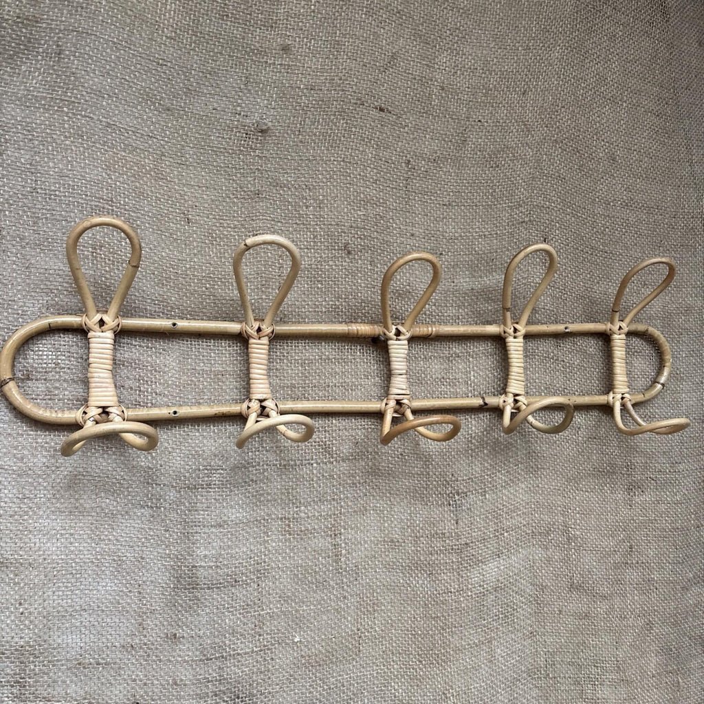 Bamboo Wall Hooks - Vintage - Retro - Coat Hooks