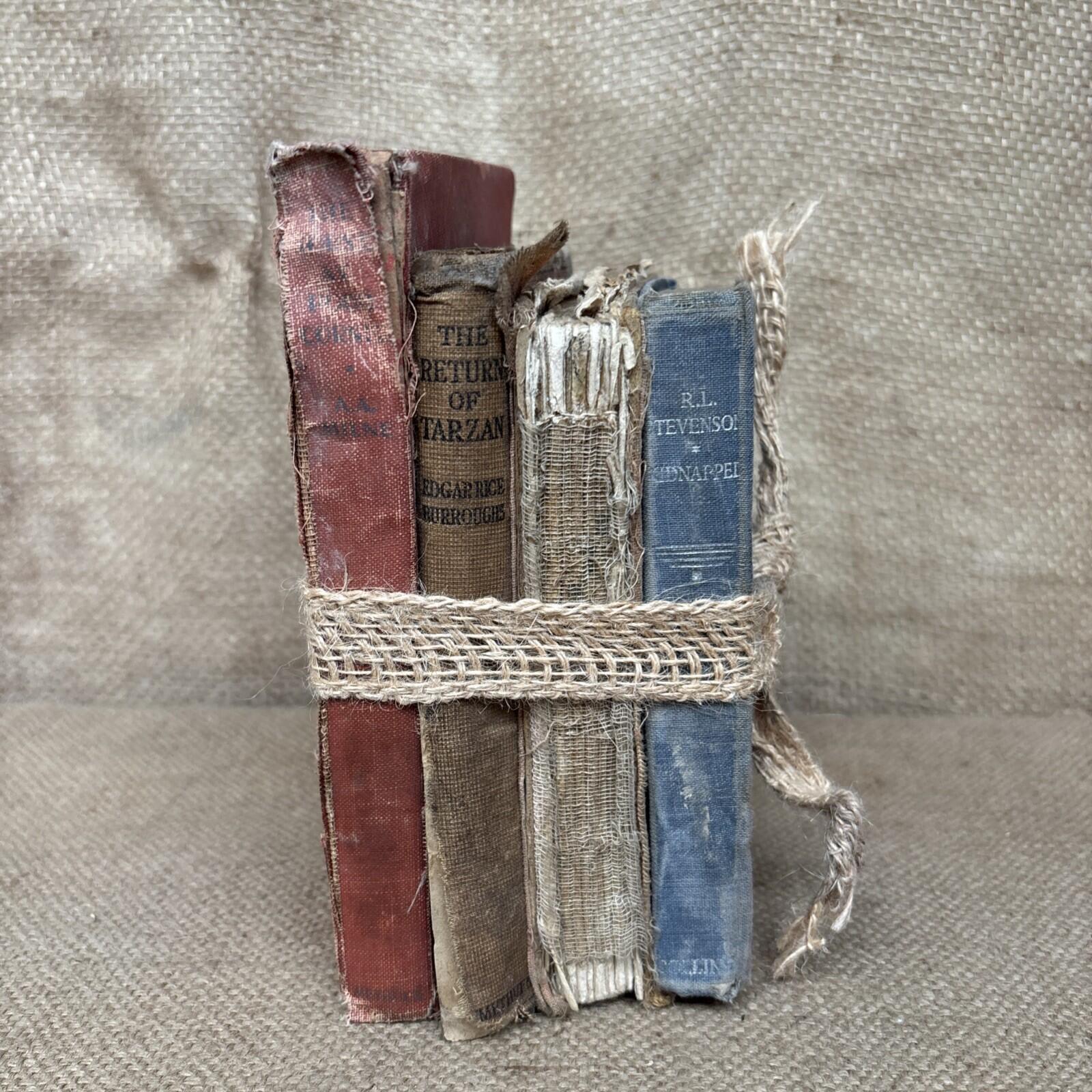 Vintage Book Bundle - Prop - Decoration - Farmhouse - Cottage Rustic Decor