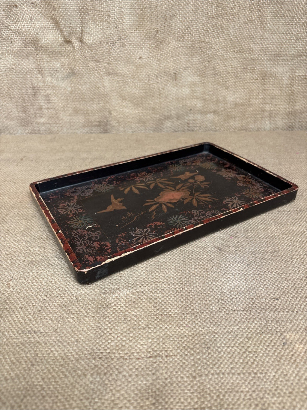 Japanese Antique Hand Painted Tray