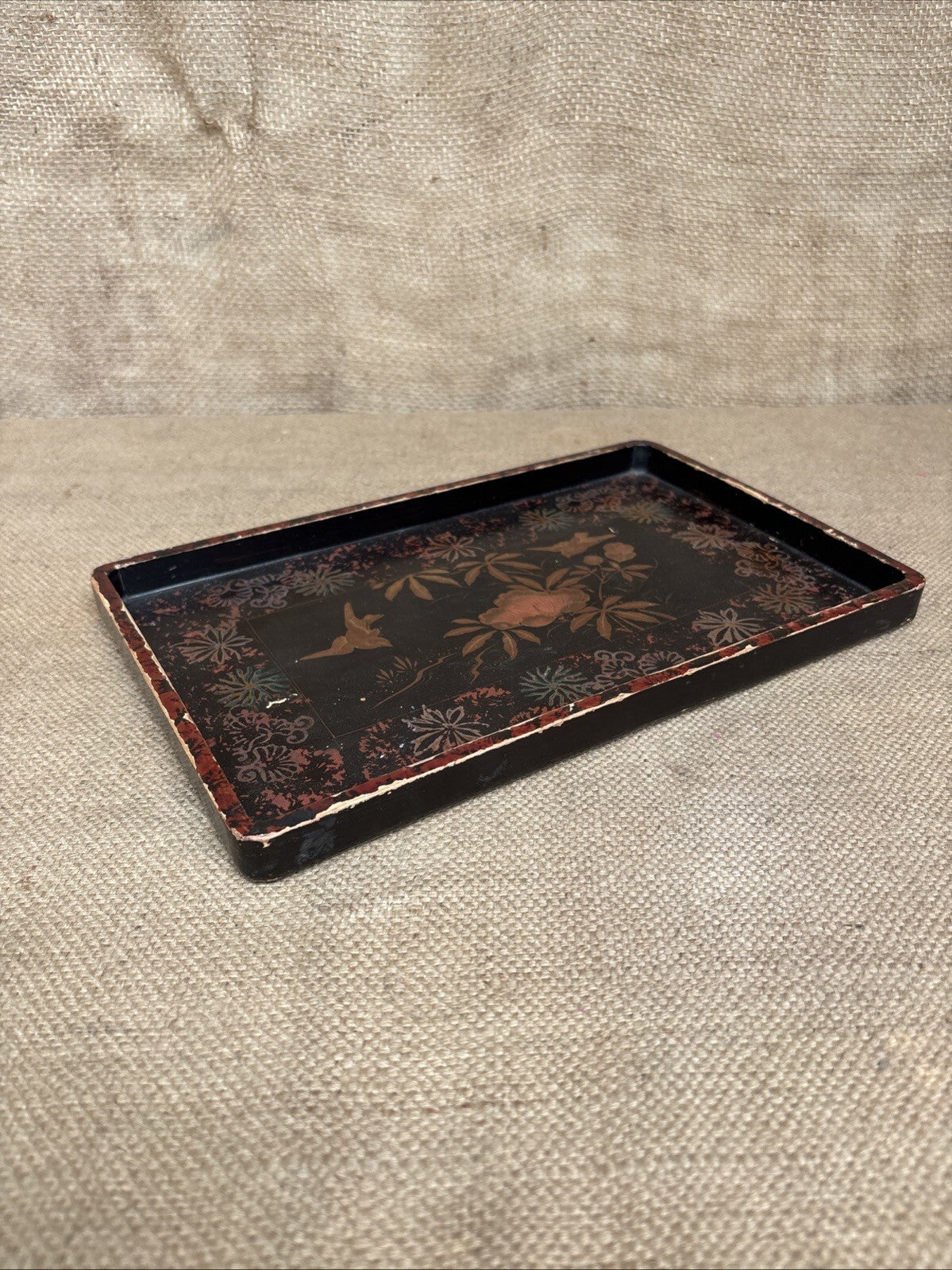 Japanese Antique Hand Painted Tray