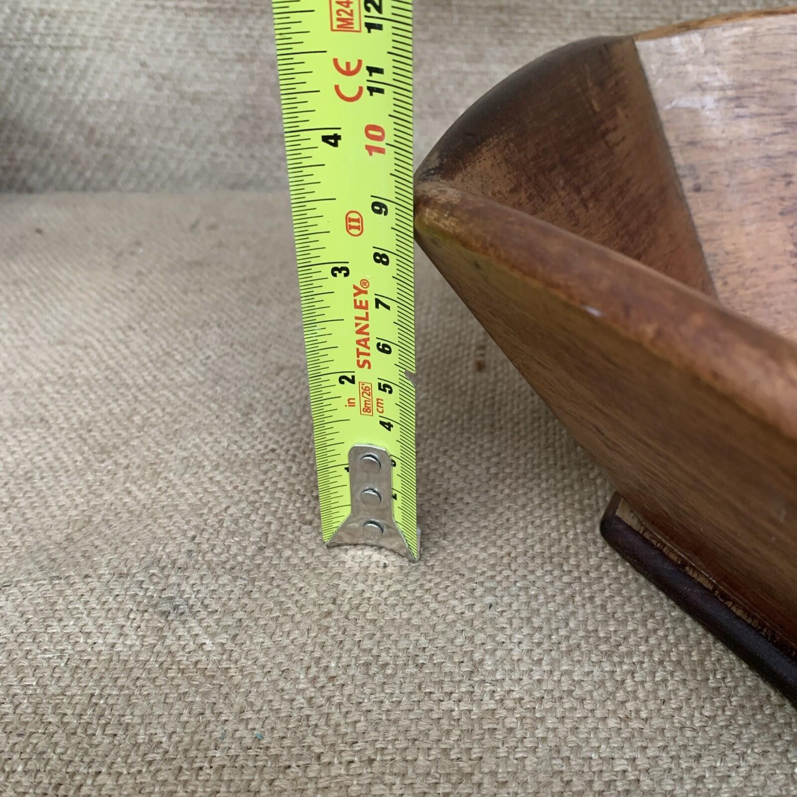 Vintage Hexagon Wooden Bowl - Farmhouse - Cottage