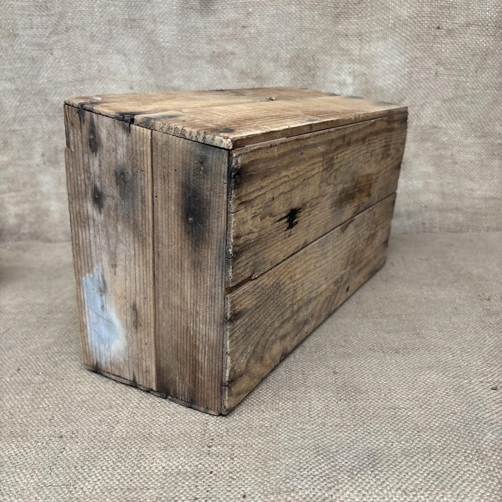Vintage Wooden Produce Box - Guernsey - Farmhouse - Cottage - Garden - Rustic