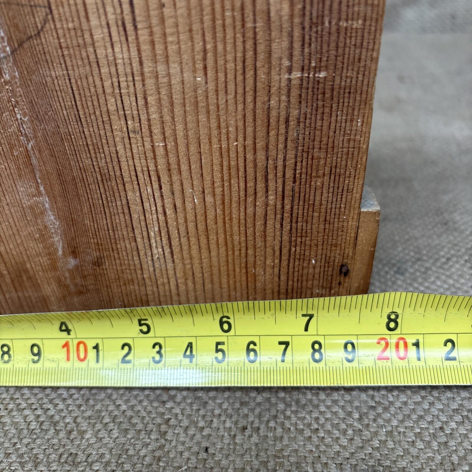 Vintage Pine Letter Rack / Stationary Storage - Farmhouse - Cottage