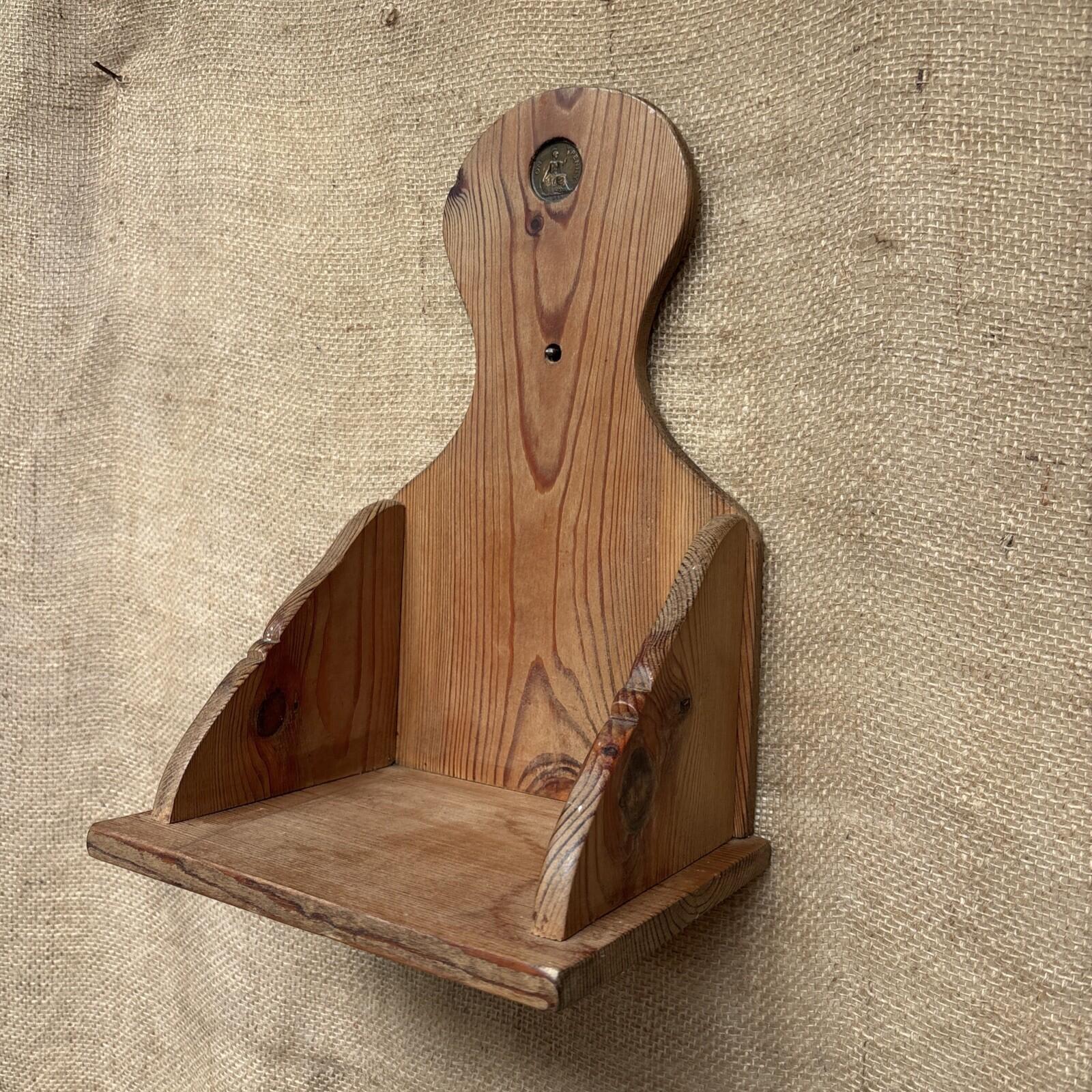 Vintage Pine Wooden Shelf - One Penny - Farmhouse - Cottage