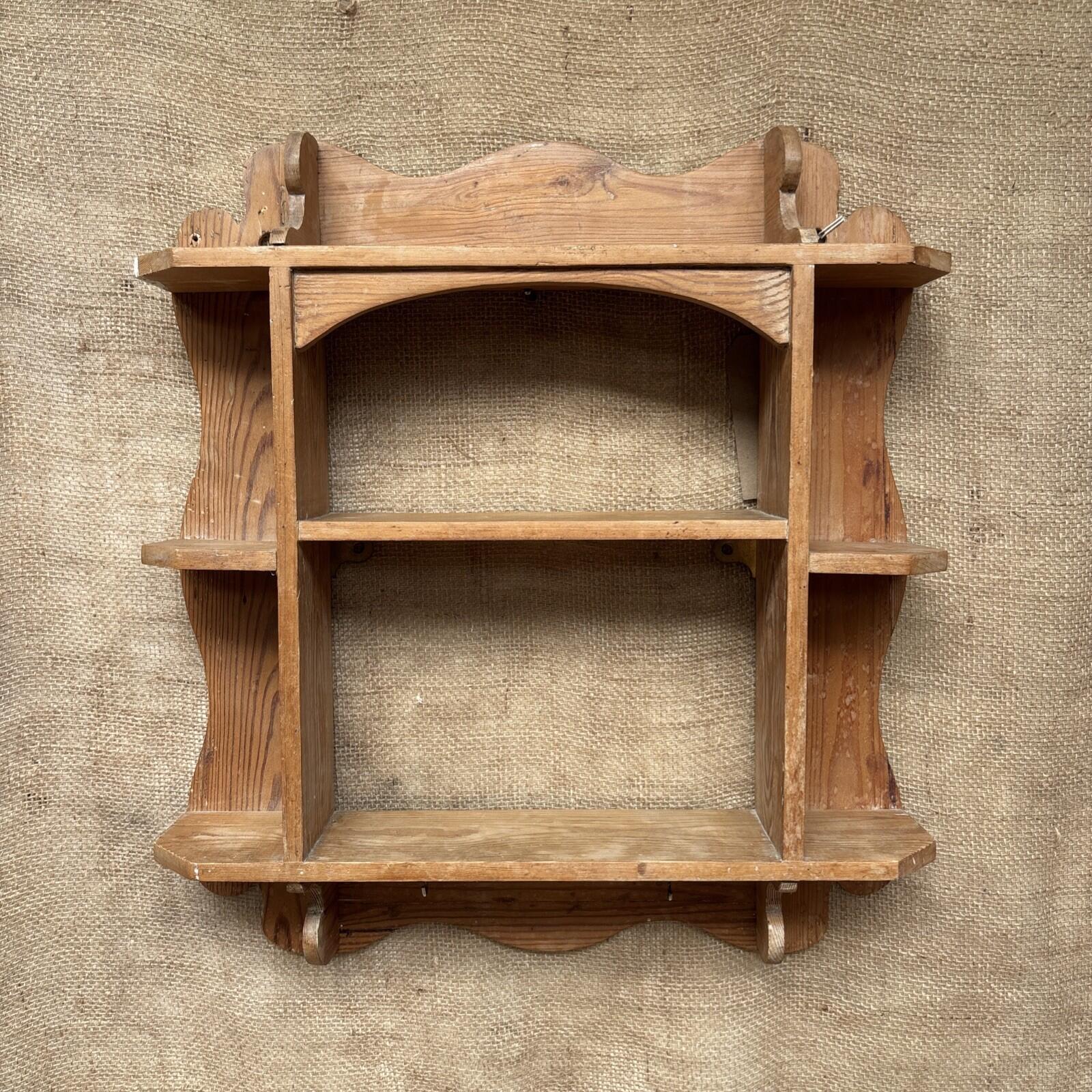 Vintage Pine Wall Shelves - Farmhouse - Cottage - Rustic