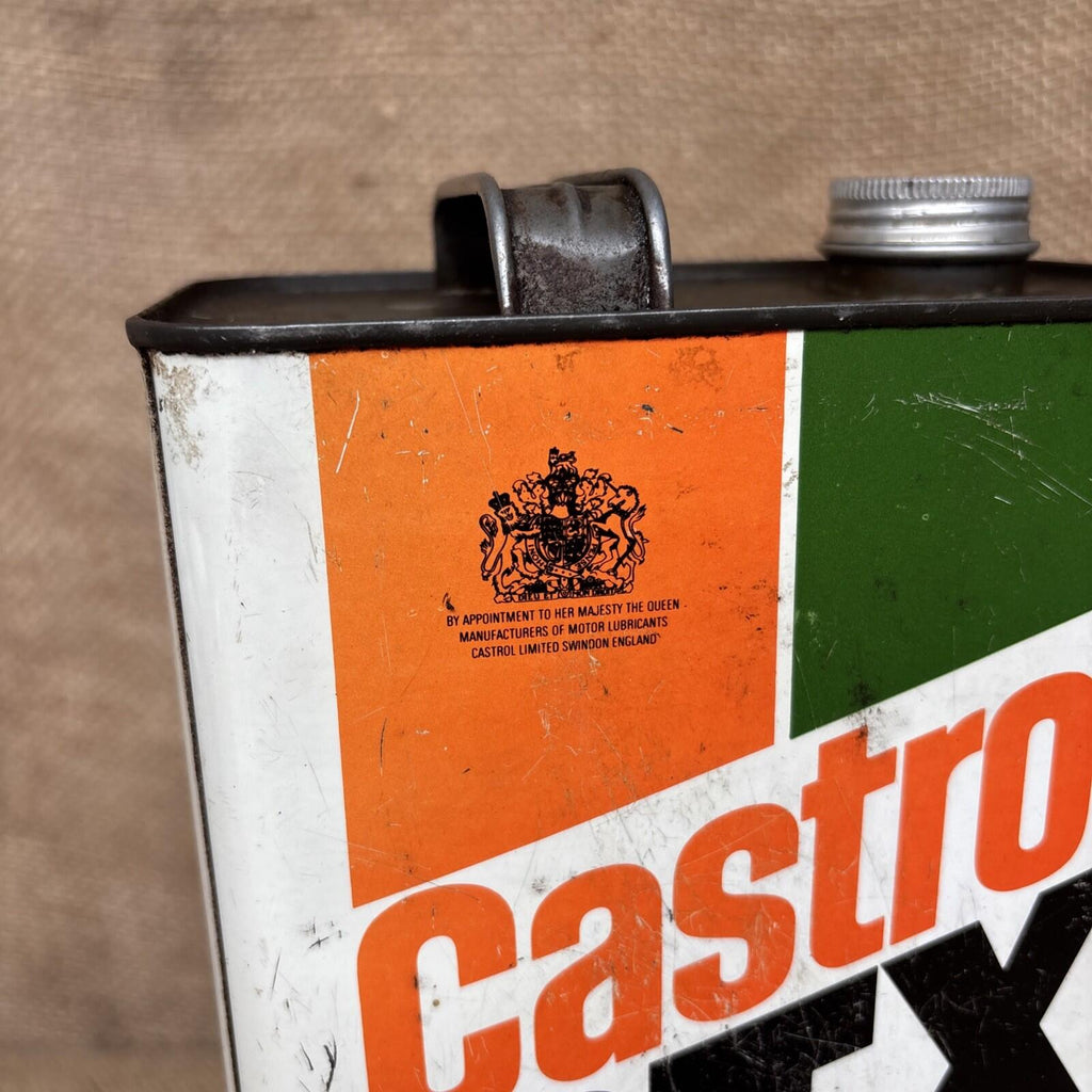 Vintage Oil Can Castrol GTX 5 Litres - Empty
