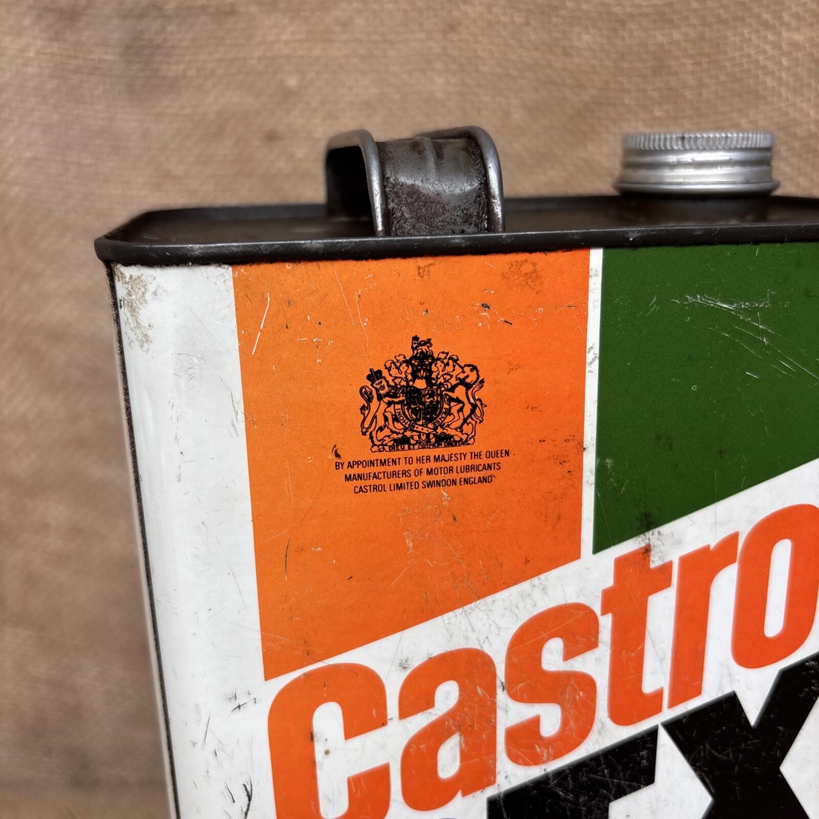 Vintage Oil Can Castrol GTX 5 Litres - Empty