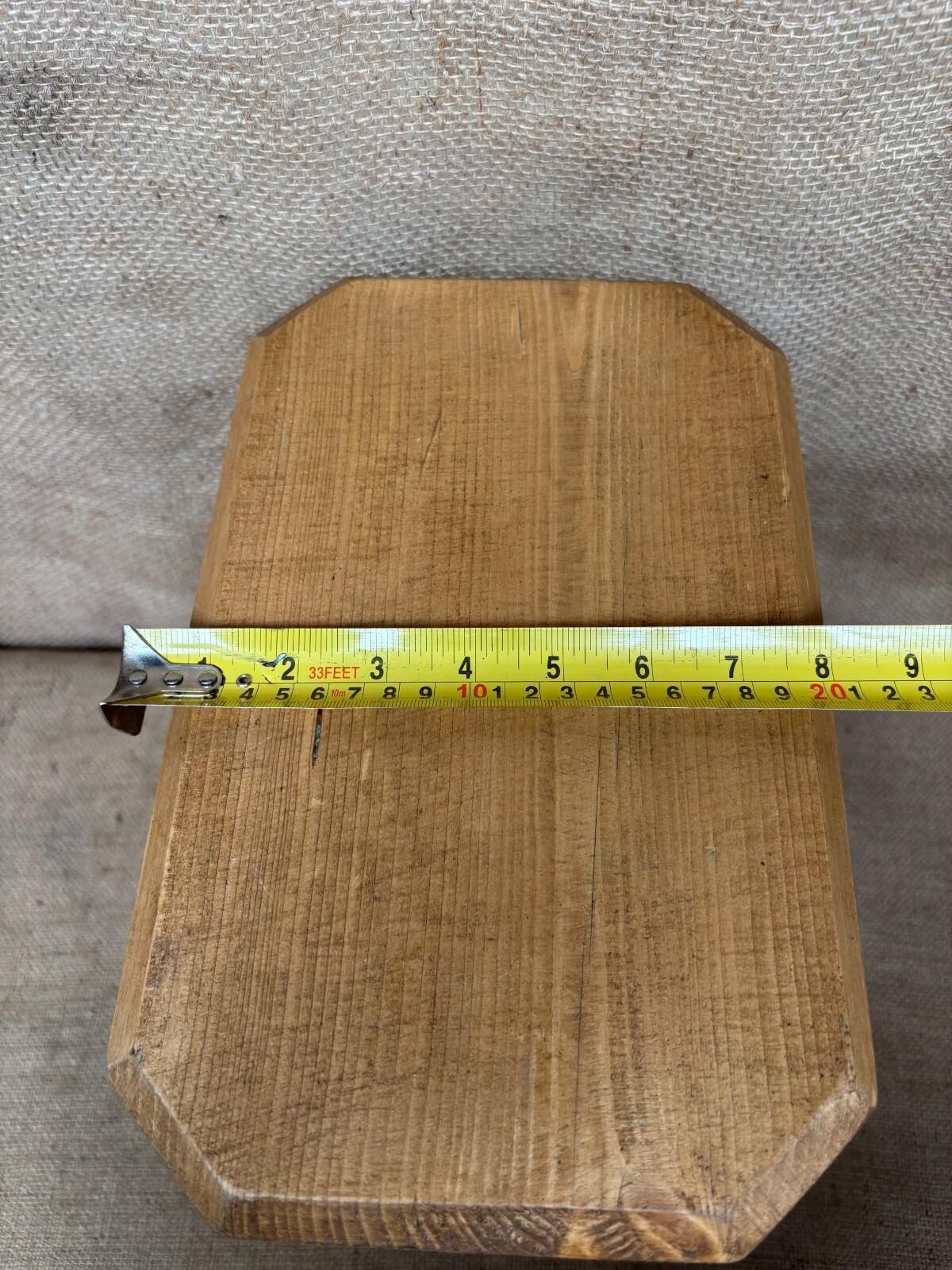 Waxed Pine Stool - Farmhouse - Cottage - Plant Stand - Milking Stool