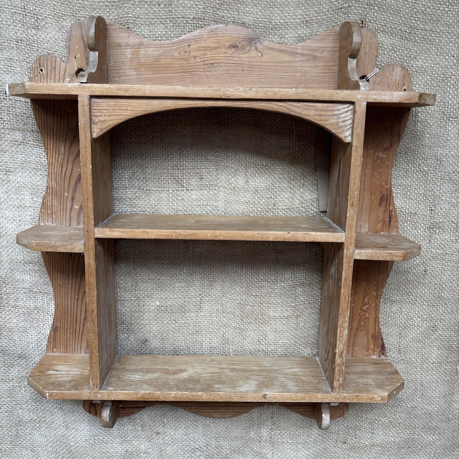 Vintage Pine Wall Shelves - Farmhouse - Cottage - Rustic